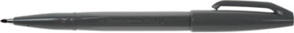 Actual product image Pentel Fibre pen Sign Pen (Grey, 1 x)