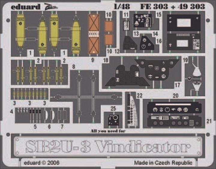 Immagine prodotto Eduard Kit SB2U-3 Vindicator per Accurate Miniatures