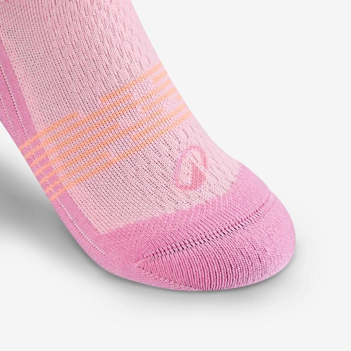 Actual product image Quechua Wandersocken Kinder halbhoch - Hike 500 rosa (31, 34)