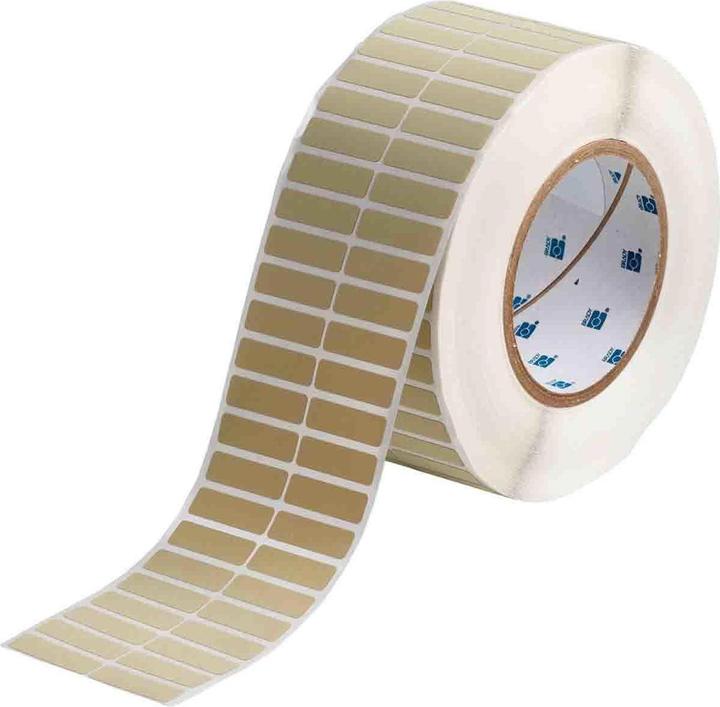 Actual product image Brady THT-29-724-10, Polyimide, Beige, matt, 31.75 x 9.53 mm, permanent, 2-lane (10000 E.)