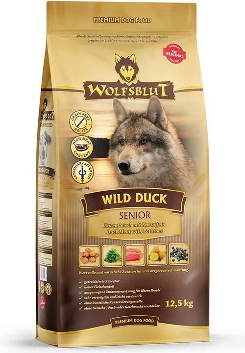 Image du produit Wolfsblut Nourriture sèche Dog Wild Duck Senior, 12.5 kg (Senior, 1 pcs, 12500 g)