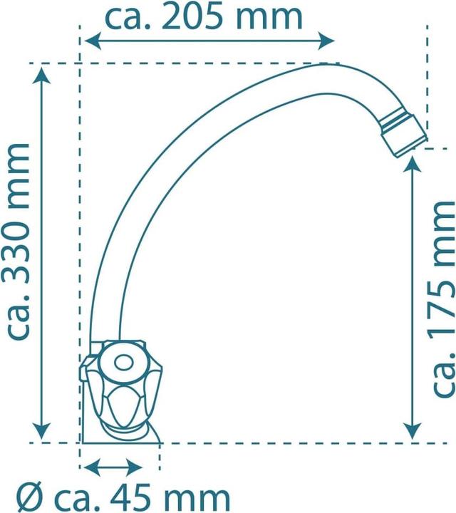 Image du produit Schütte DUO MIX II Robinet d'évier basse pression
