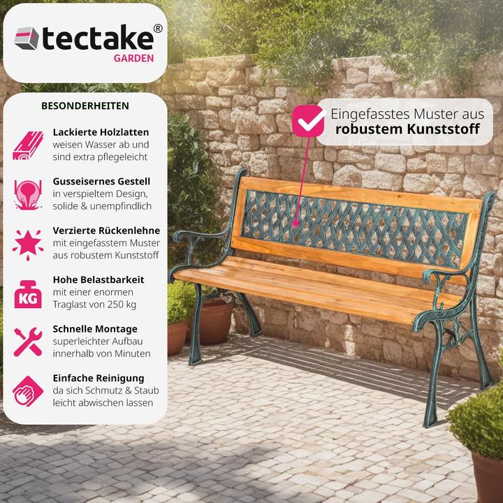 Image du produit tectake Banc de Jardin