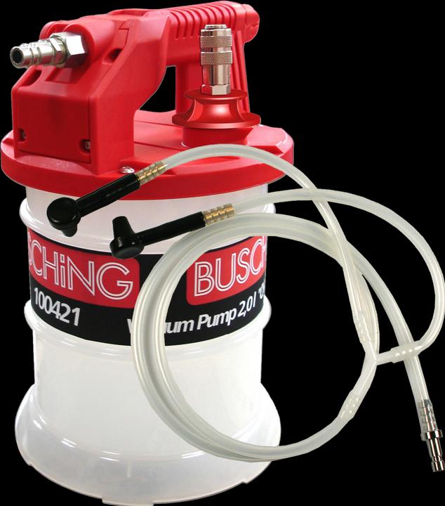 Busching Bremsflüssigkeitswechsler Motorrad AIR, Vakuumpumpe-Druck 2 l + KIT