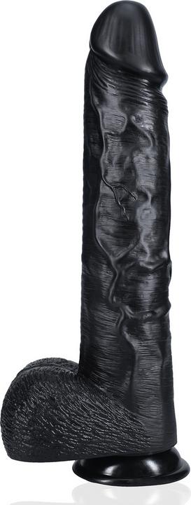RealRock Extra Large Straight with Balls 15 / 38 cm - Black