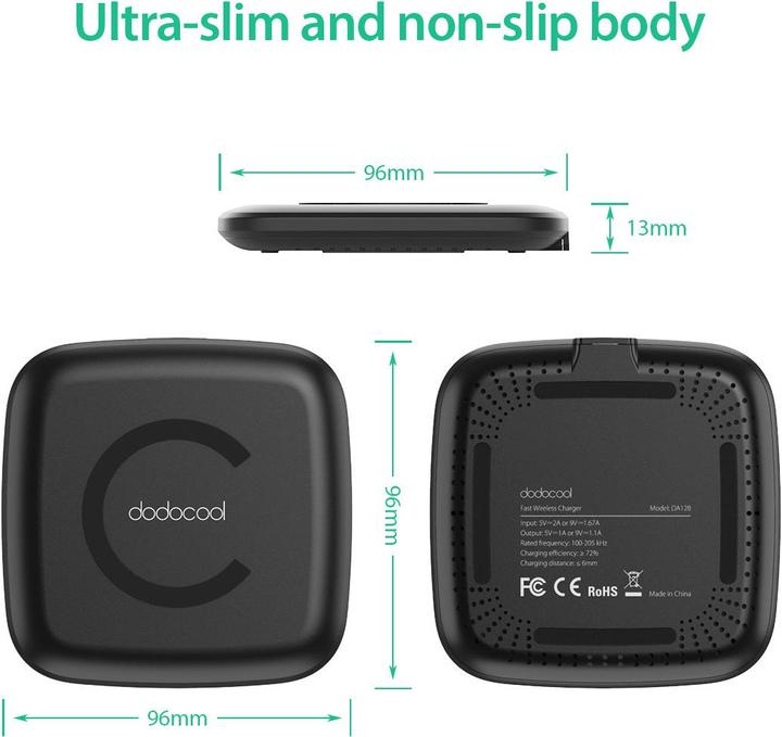 Actual product image Dodocool DA128 Wireless Charger (10 W)