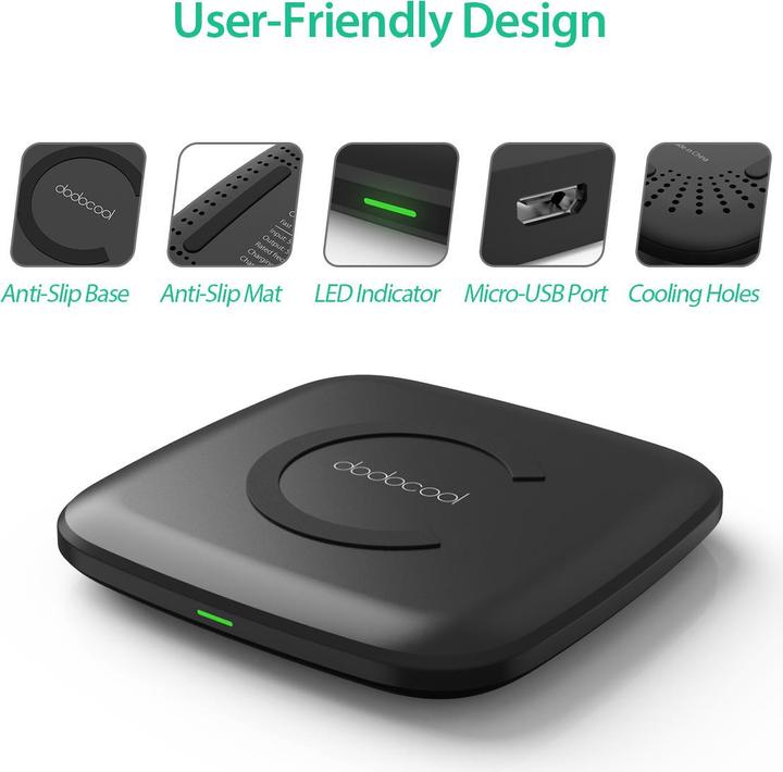 Actual product image Dodocool DA128 Wireless Charger (10 W)
