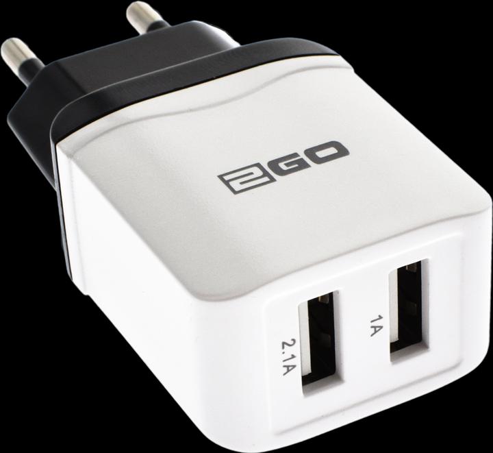 Produktbild 2GO 795999 Ladegerät für Mobilgeräte Weiss Indoor