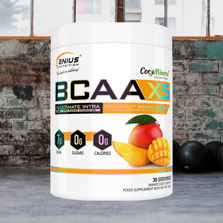 Image du produit Genius Nutrition BCAA-X5 (Mangue, 1 pcs, 460 g)