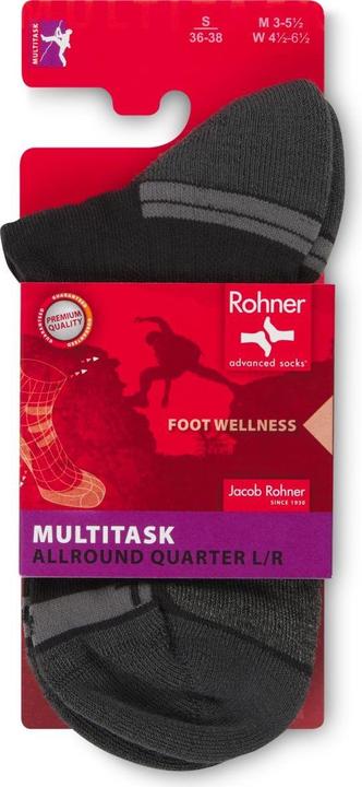 Actual product image Rohner Ladies Short Socks Multitask 1 Pack (39, 40, 41, 39 - 41)