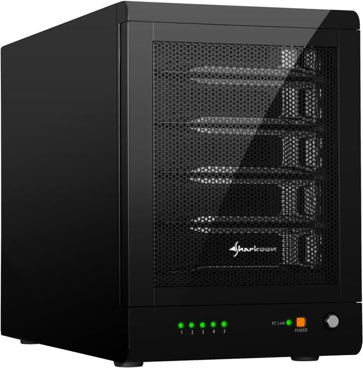 Actual product image Sharkoon 5-bay RAID station (3.5", 2.5")