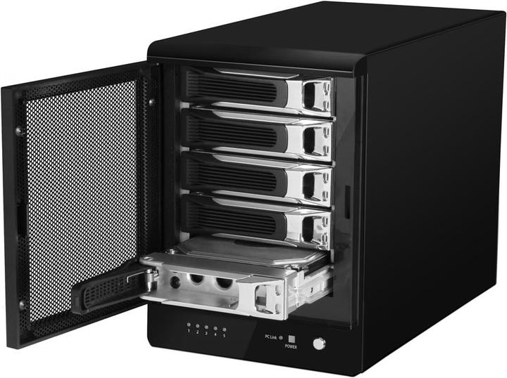 Actual product image Sharkoon 5-bay RAID station (3.5", 2.5")