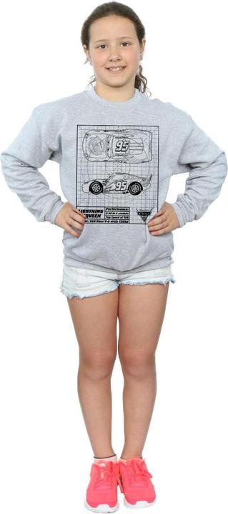 Image du produit Disney - Sweat CARS LIGHTNING MCQUEEN BLUEPRINT - Fille (128)