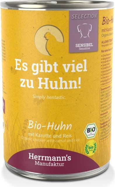 Immagine prodotto Herrmanns Huhn mit Karotte und Reis (Adulto, 1 pz., 400 g)