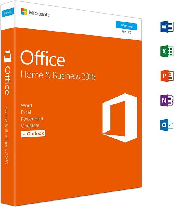 Produktbild Microsoft Office Home & Business 2016 (1 User, 1 Geräte/User)