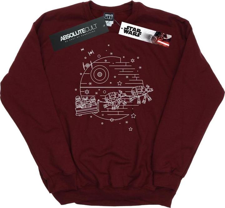 Immagine prodotto Star Wars Death Star Sleigh Felpa Uomo (M)