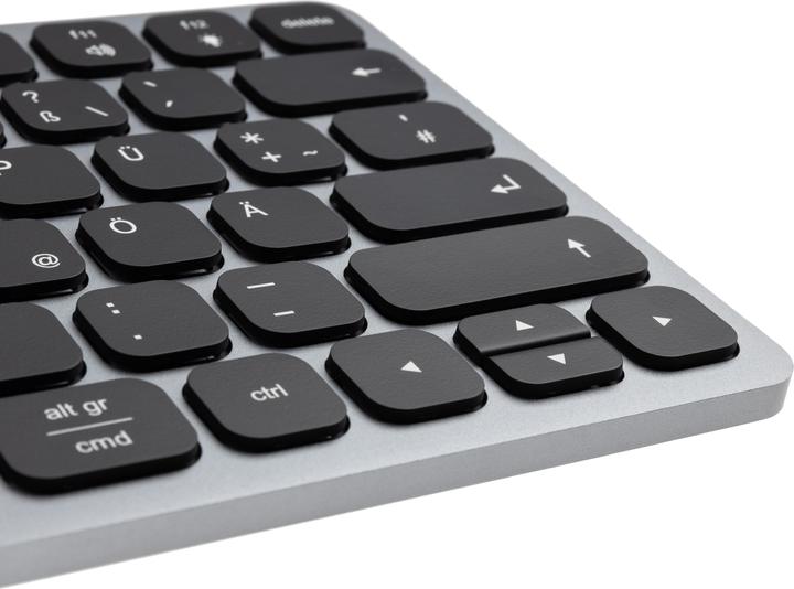 Actual product image Axagon HMC-KB keyboard USB-C 5Gbps with HUB, microSD/SD, 3x USB-A, HDMI 4K/60Hz, PD 100W, Audio, DE (DE, Cable)