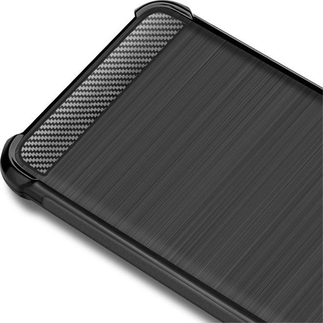 Image du produit Imak Couvercle en plastique aspect carbone (LG Q60)
