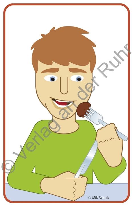 Actual product image Deutschlernen mit Bildern. Verben. Bildkarten (German, Editorial team publishing house An Der Ruhr, 2016)