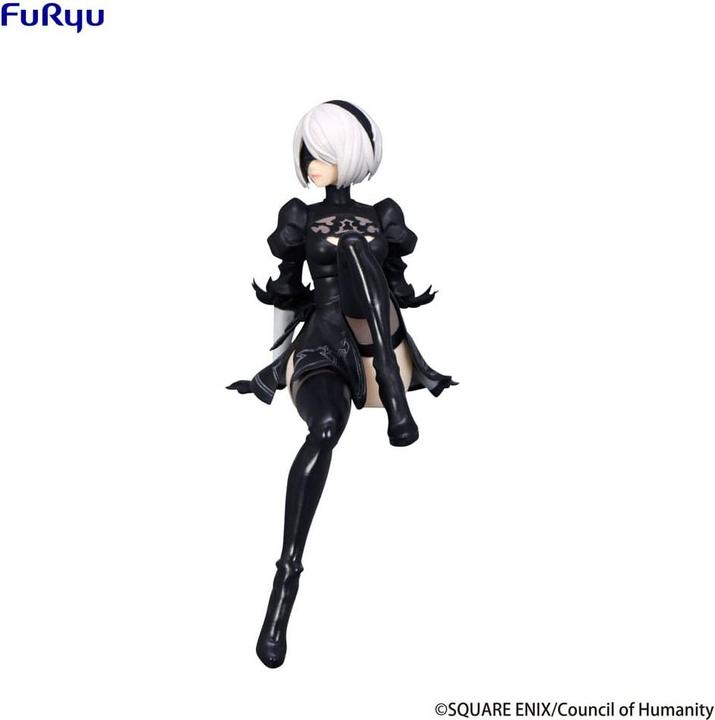 Actual product image Furyu NieR:Automata Ver1.1a Noodle Stopper PVC Statue YoRHa No.2 Type B 13 cm