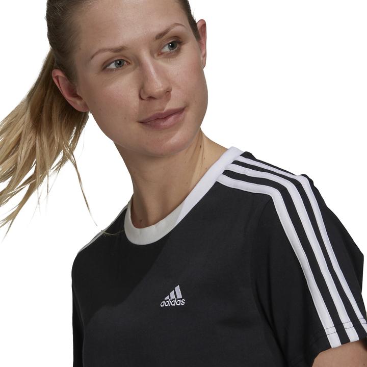 Produktbild adidas W 3 Stripes Boyfriend Tee Damen T-Shirt (M)