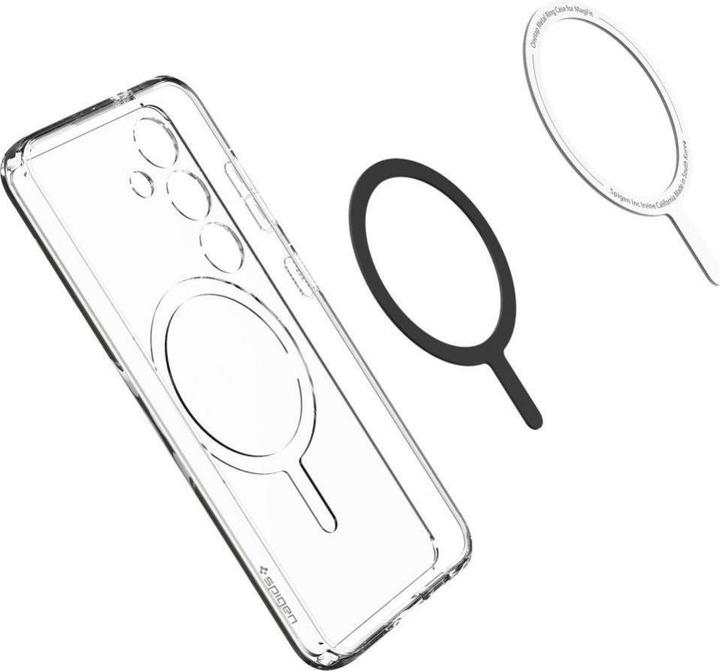 Image du produit Spigen Crystal Hybrid Onetap Sam S24 S921 Anneau Magsafe blanc ACS07223 (Samsung Galaxy S24)