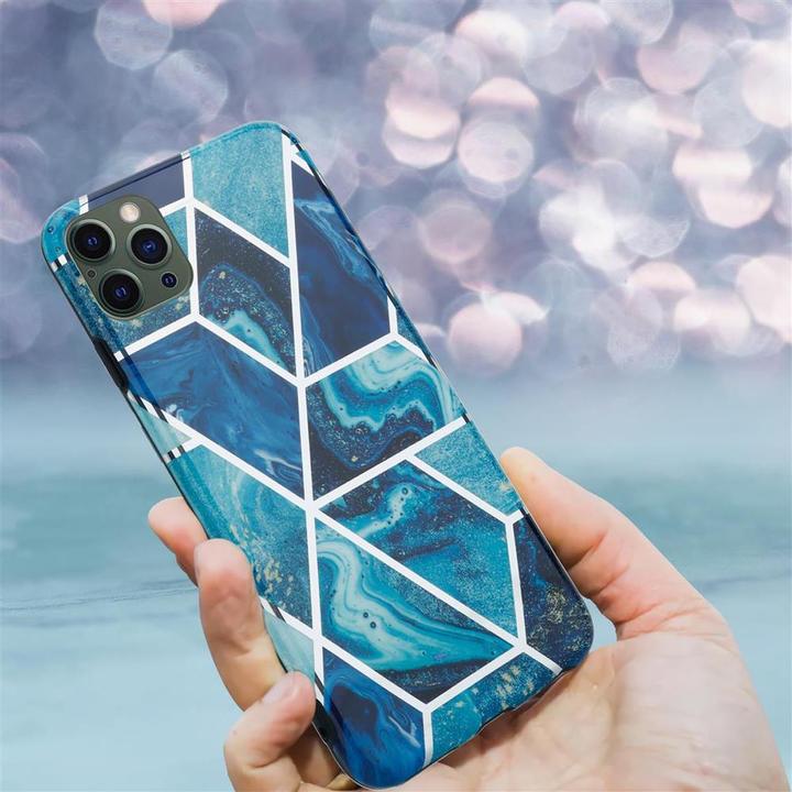 Actual product image Cadorabo IMD TPU Colorful Marble Cover (Apple iPhone 12 Pro Max)