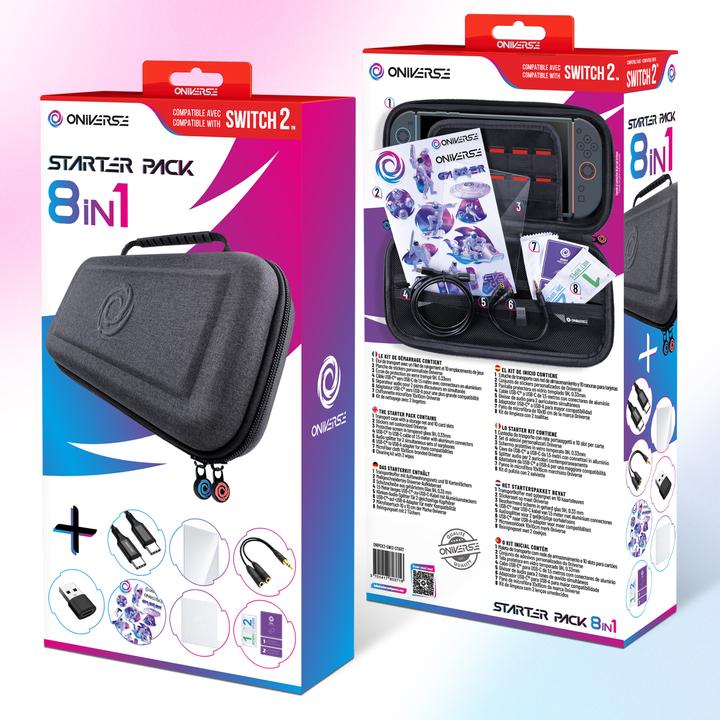 Immagine prodotto Oniverse Switch 2™ 8 in 1 Starter-Pack - Gaming-Zubehör (Switch)