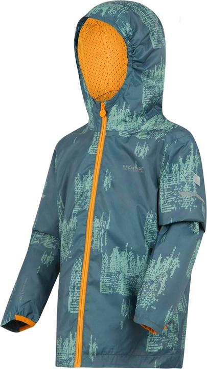 Actual product image Regatta Childrens/Kids Lever II Printed Waterproof Jacket (158)
