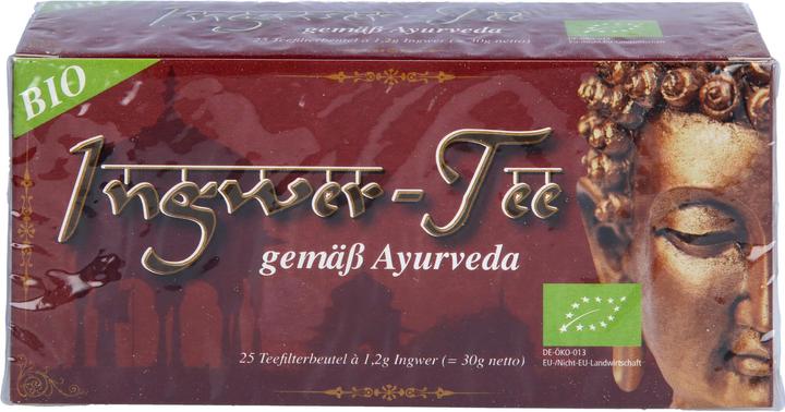 Produktbild Sanitas Ingwertee gemäss Ayurveda Bio, 25 St. Filterbeutel (30 g)