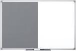 Produktbild Bi-Office Whiteboard-Pinnwand MAYA KOMBI 90,0 x 60,0 cm Textil grau (90 x 60 cm)