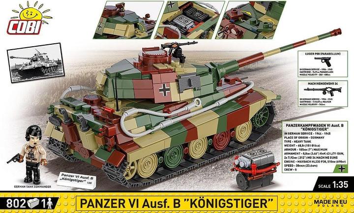 Image du produit Cobi Panzer VI Ausf. B / 802 pcs