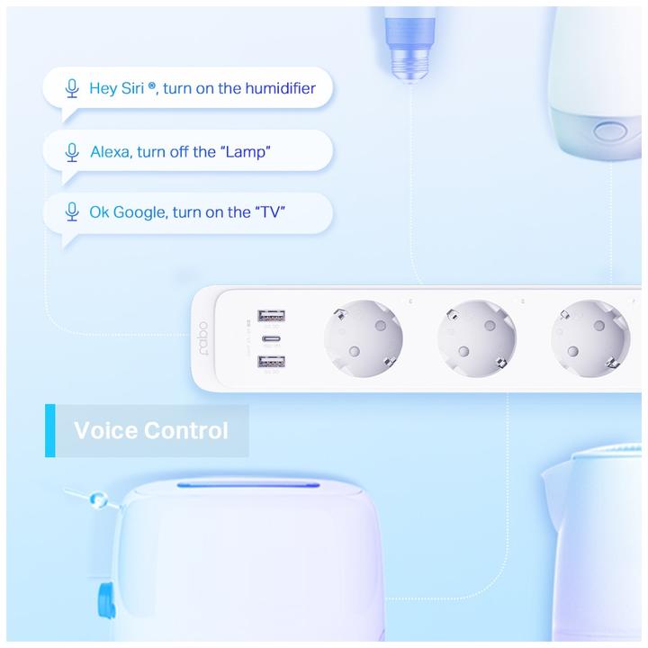 Image du produit TP-Link Tapo P300 (6 x, USB-C, USB-A, 1.50 m)