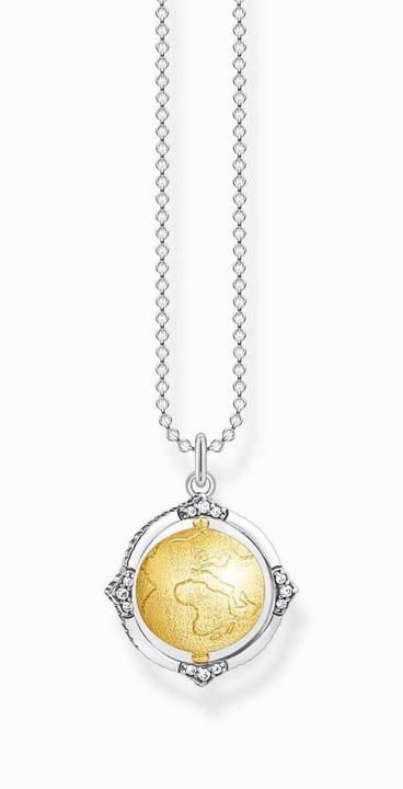 Produktbild Thomas Sabo Halskette Vintage Weltkugel (925er Silber, 38 - 42 cm)