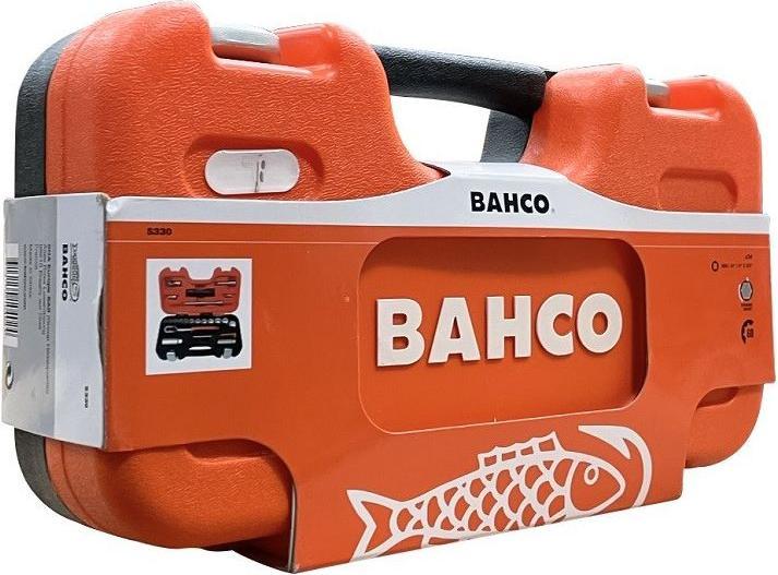 Image du produit Bahco 1/4"- und 3/8"-Steckschlüssel-Satz, metrisch, Sechskant, inklusive Umschaltknarre - 34-teilig (3/8")