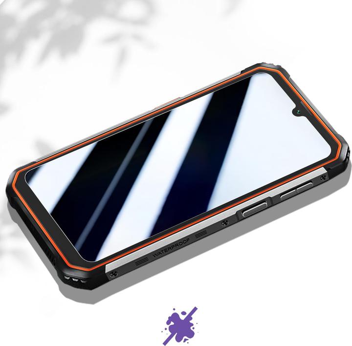 Actual product image Avizar 9H hardness glass display protection film (1 Piece, Blackview BV9200)