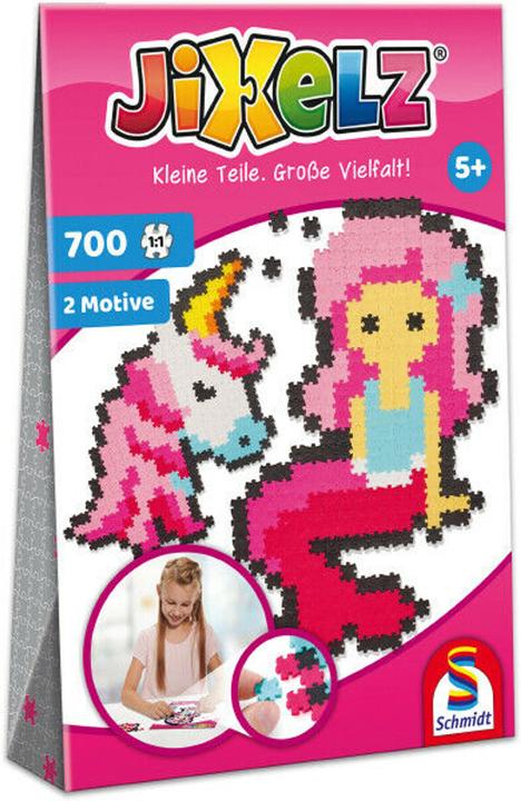 Produktbild Schmidt Spiele Jixelz Einhorn und Meerjungfrau (700 Teile)