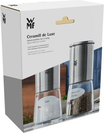 Actual product image WMF De Luxe Salt and Pepper Mill Set of 2 (Pepper, Salt)