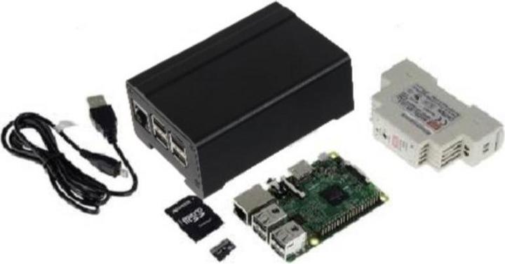 Image du produit Joy-it RB-DINRAIL-SET - Kit de rail DIN Raspberry 3B