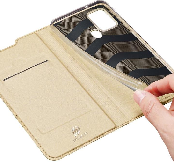 Actual product image Dux Ducis Galaxy A21s - Flip Folio Case gold (Samsung Galaxy A21s)