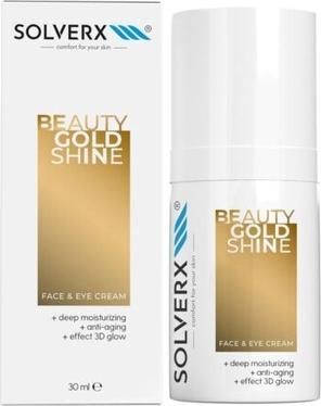 Solverx Beauty Gold Shine Gesichts- und Augencreme 30ml (Körpercreme, 30 ml)