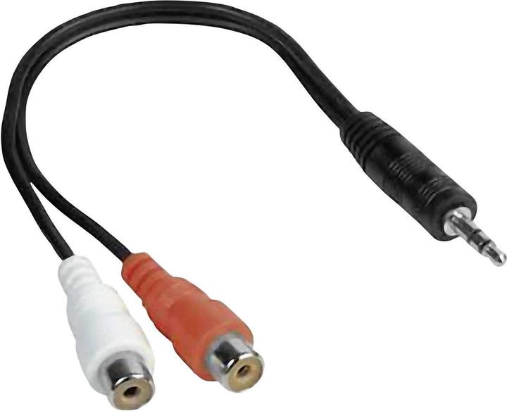 Hama Cinch coupling (0.15 m, 3.5mm jack (AUX), Cinch)