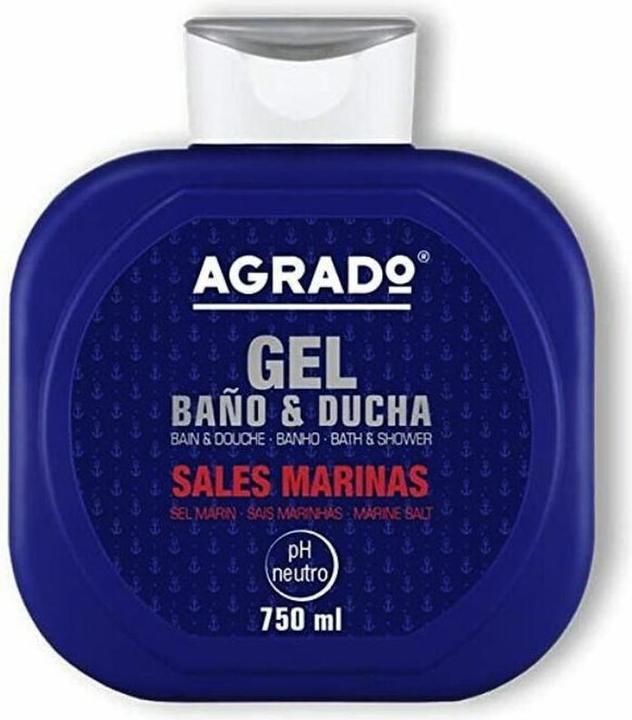 Agrado Gel Baño Sales Marinas 750 ml (750 ml)