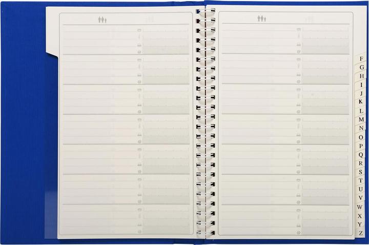 Produktbild Exacompta Adressbuch Design, 140 Seiten A4 (A5)