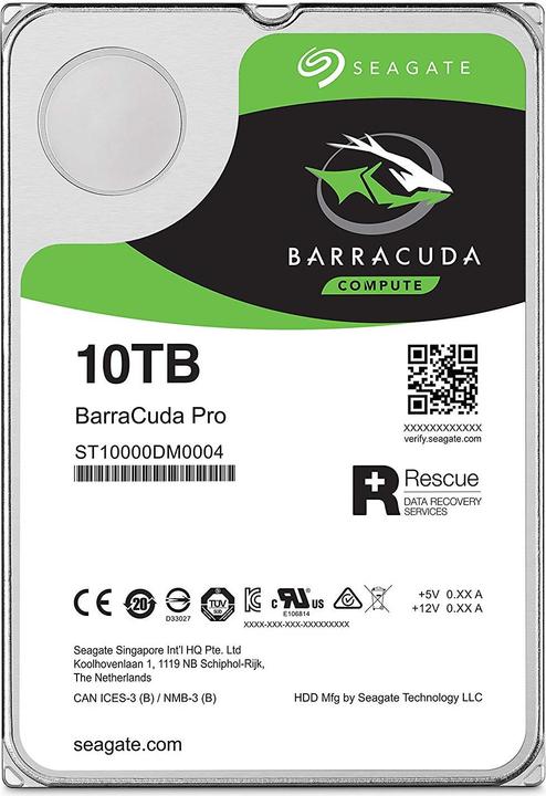 Produktbild Seagate BarraCuda Pro (10 TB, 3.5", CMR)
