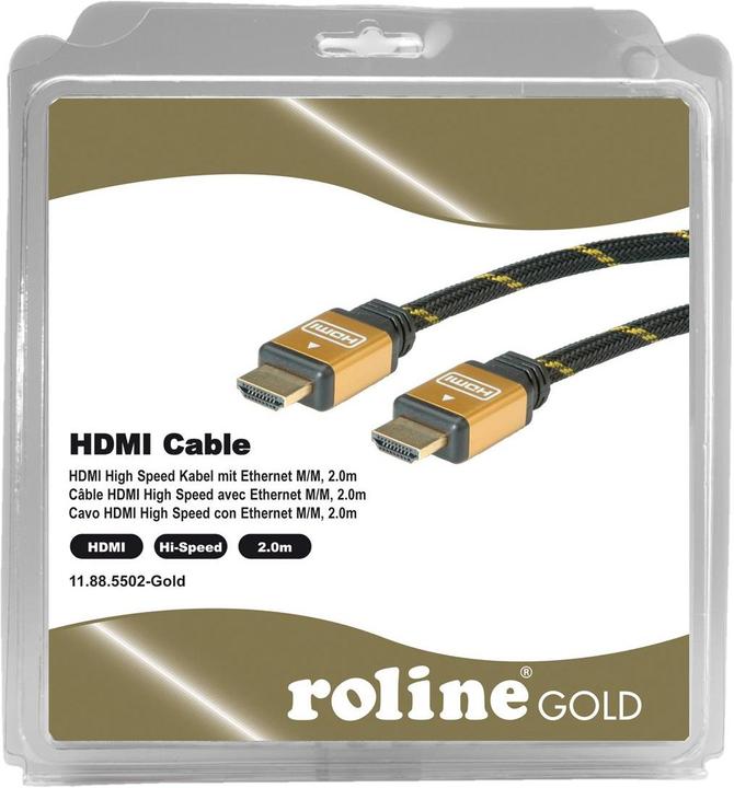 Actual product image Roline HDMI (Typ A) — HDMI (Typ A) (2 m, HDMI)