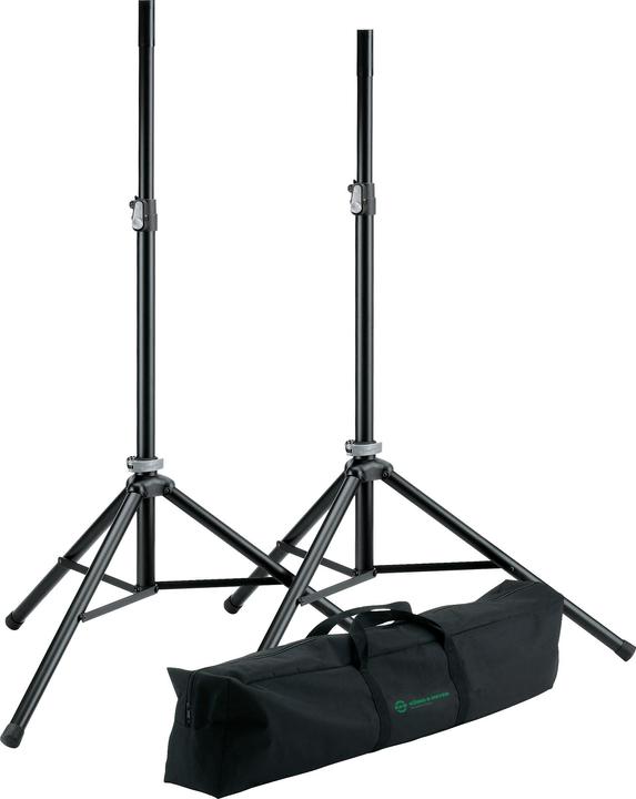 Immagine prodotto K&M Supporto per altoparlanti nel set 21449 (Set, Cavalletto, Regolabile in altezza)