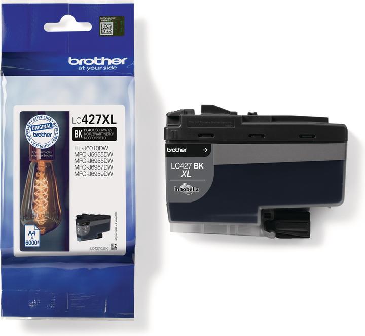 Produktbild Brother Tintenpatrone HY schwarz (BK)