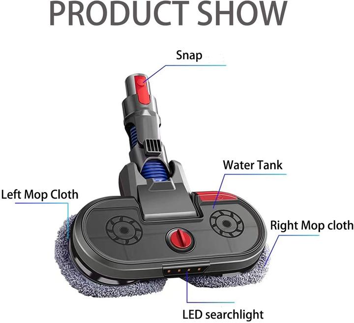 Actual product image GYing Electric wiper head with atomization
