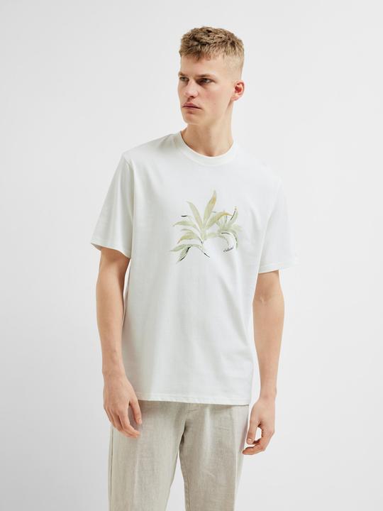 Image du produit Selected Homme T-shirt en coton imprimé (XL)